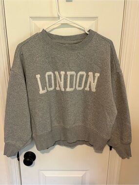 Lou & Grey Heather Gray 'LONDON' Crewneck Sweatshirt